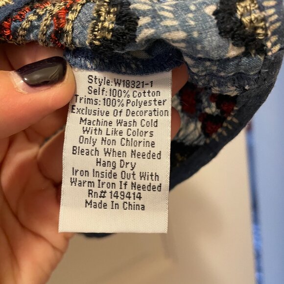 Johnny Was Workshop top - Picture 4 of 4